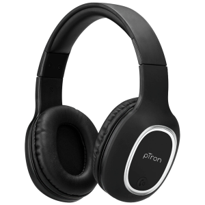 Croma - pTron Soundster Lite Over-Ear Passive Noise Cancellation Wireless Headphone with Mic